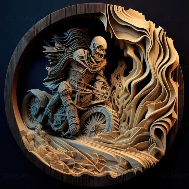 3D model st ghost rider (STL)